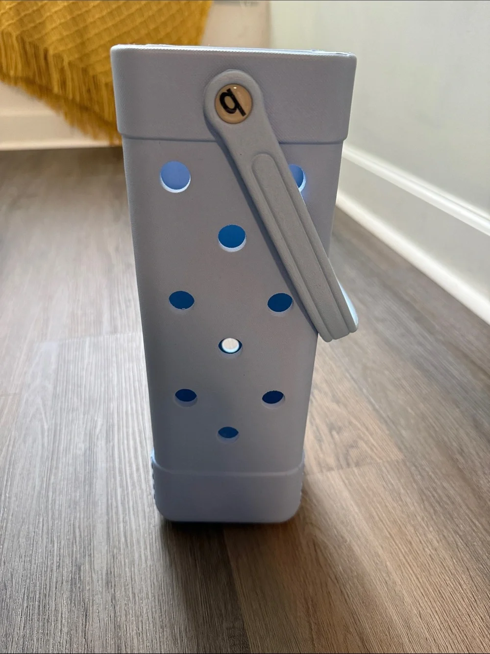 BOGG BAG Light Blue wine bag with Carry Handle